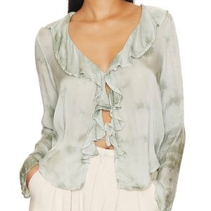 Sascha Top in Sage Combo Free People